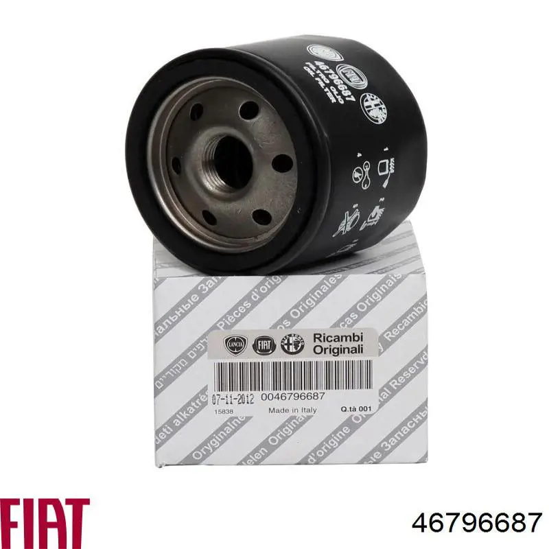 Do koszyka 46796687 Fiat/Alfa/Lancia Filtr oleju