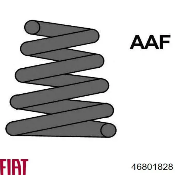 Sprężyna przednia Fiat/Alfa/Lancia 46801828