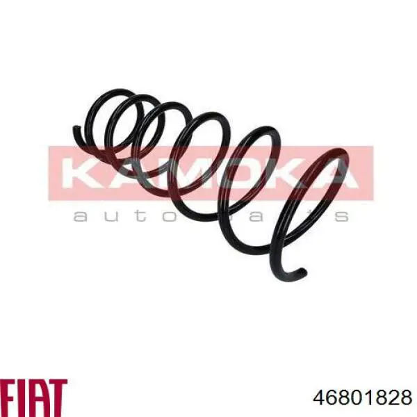 Sprężyna przednia 46801828 Fiat/Alfa/Lancia