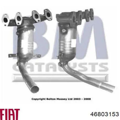 Kolektor wydechowy do Fiat Panda II 169A