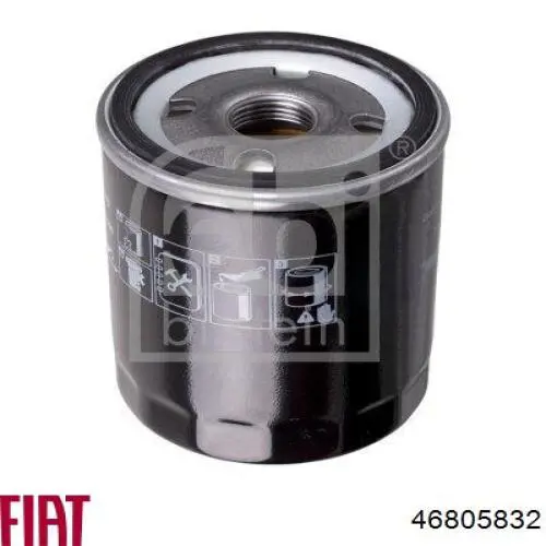 Do koszyka 46805832 Fiat/Alfa/Lancia Filtr oleju