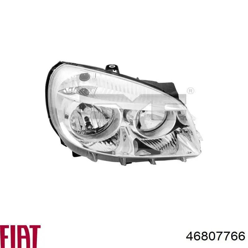 46807766 Fiat/Alfa/Lancia Reflektor prawy