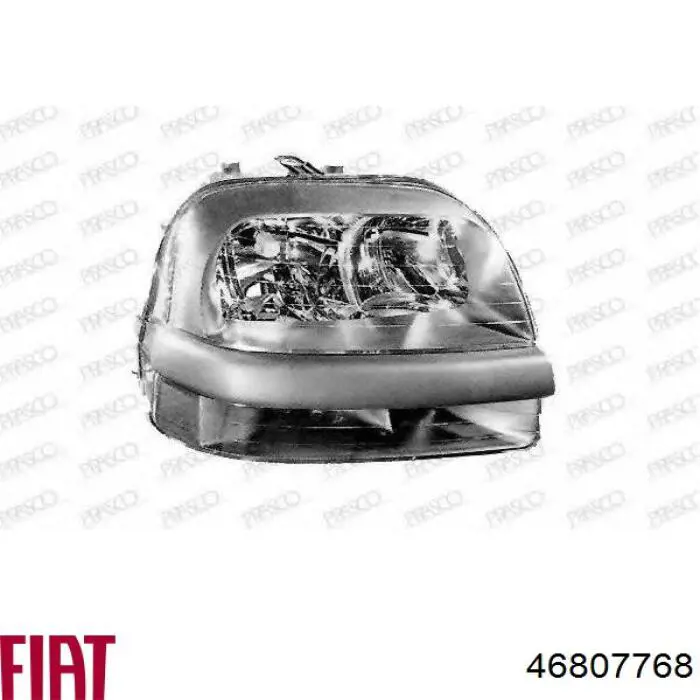 Reflektor lewy Fiat/Alfa/Lancia 46807768 cena, od 85,13 USD