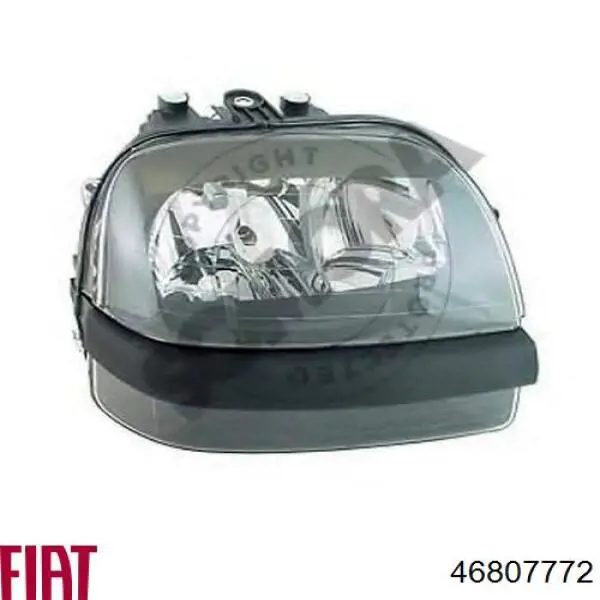 Reflektor prawy 46807772 Fiat/Alfa/Lancia
