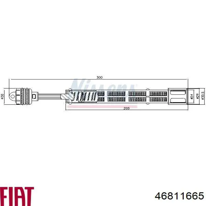 46811665 Fiat/Alfa/Lancia osuszacz klimatyzacji