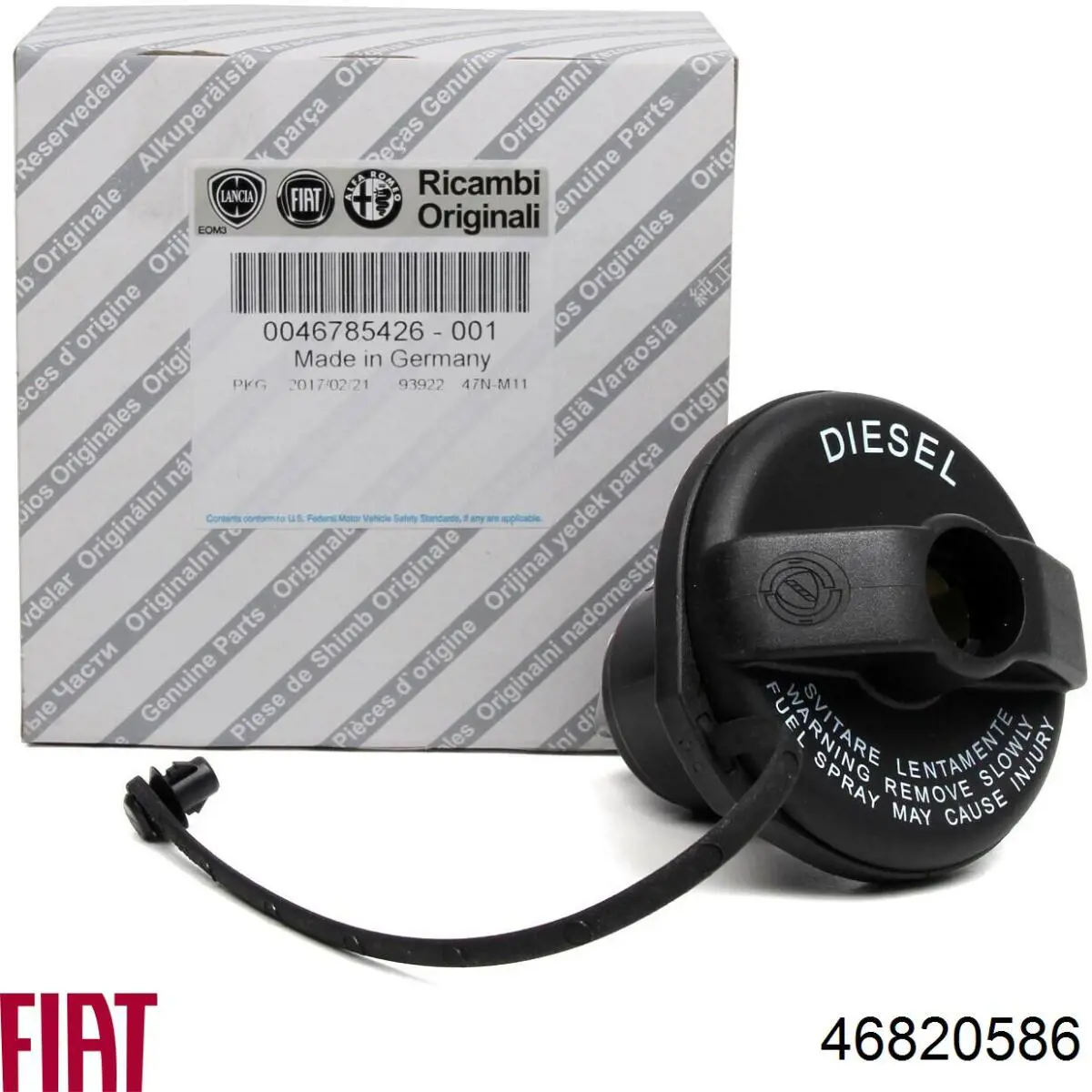 46820586 Fiat/Alfa/Lancia Korek wlewu paliwa