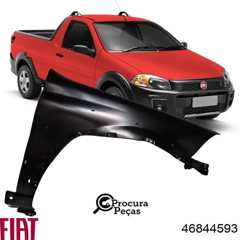Błotnik przedni lewy Fiat/Alfa/Lancia 46844593 cena, od 87,31 USD