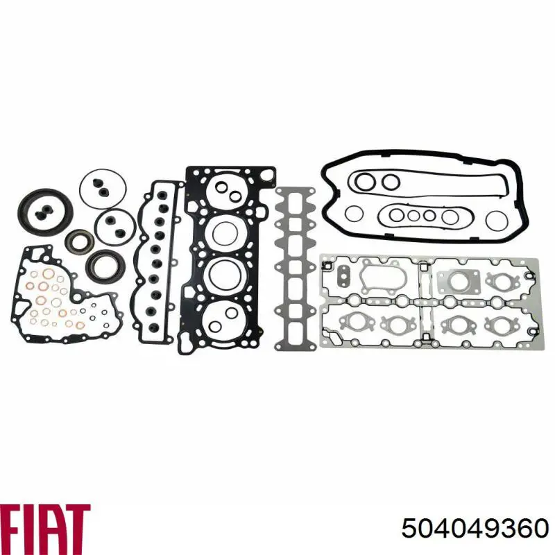 504049360 Fiat/Alfa/Lancia Zestaw uszczelek silnika pełny