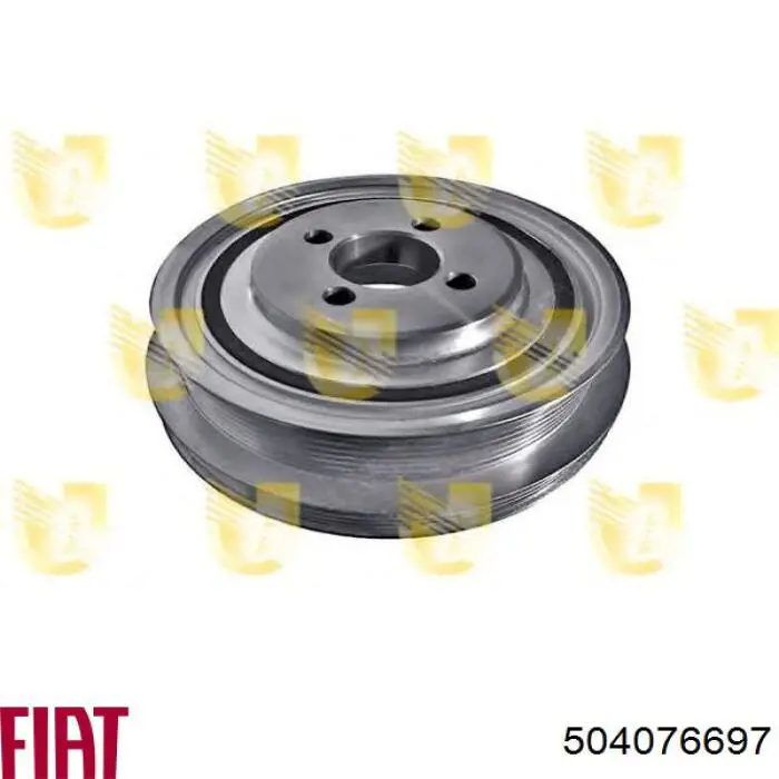 Do koszyka 504076697 Fiat/Alfa/Lancia Koło pasowe wału korbowego