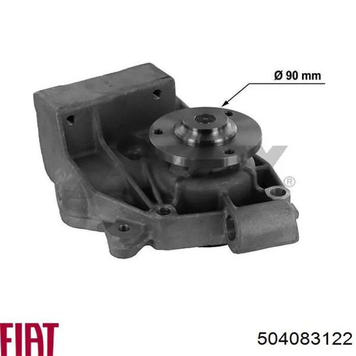 Pompa chłodząca wodna Fiat/Alfa/Lancia 504083122 cena, od 92,11 USD