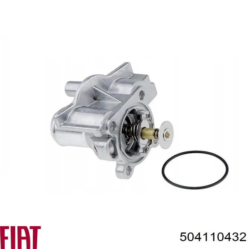 Do koszyka 504110432 Fiat/Alfa/Lancia Obudowa termostatu