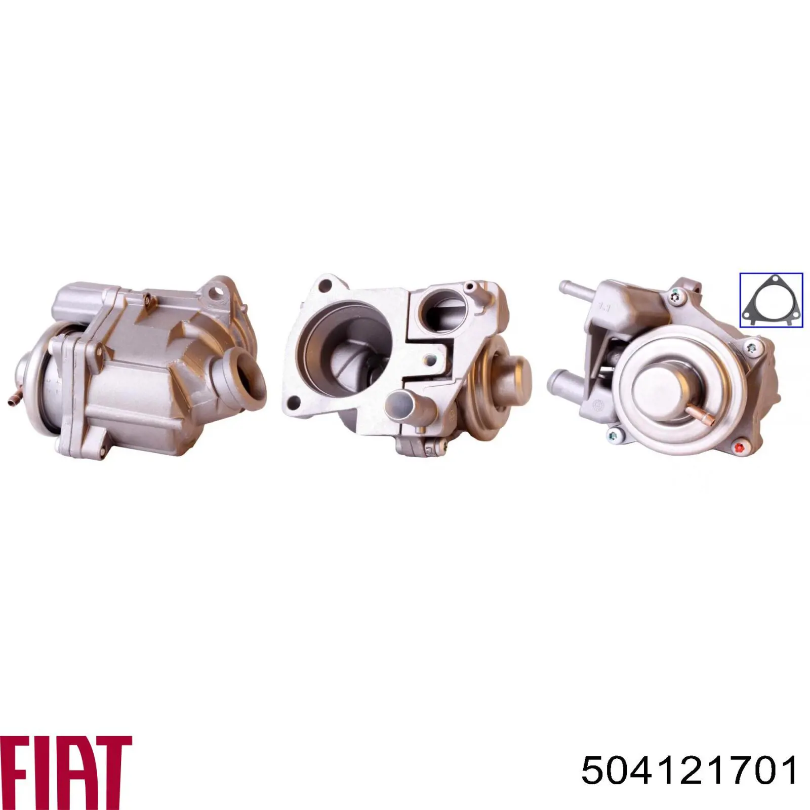 Zawór recyrkulacji spalin EGR 504121701 Fiat/Alfa/Lancia