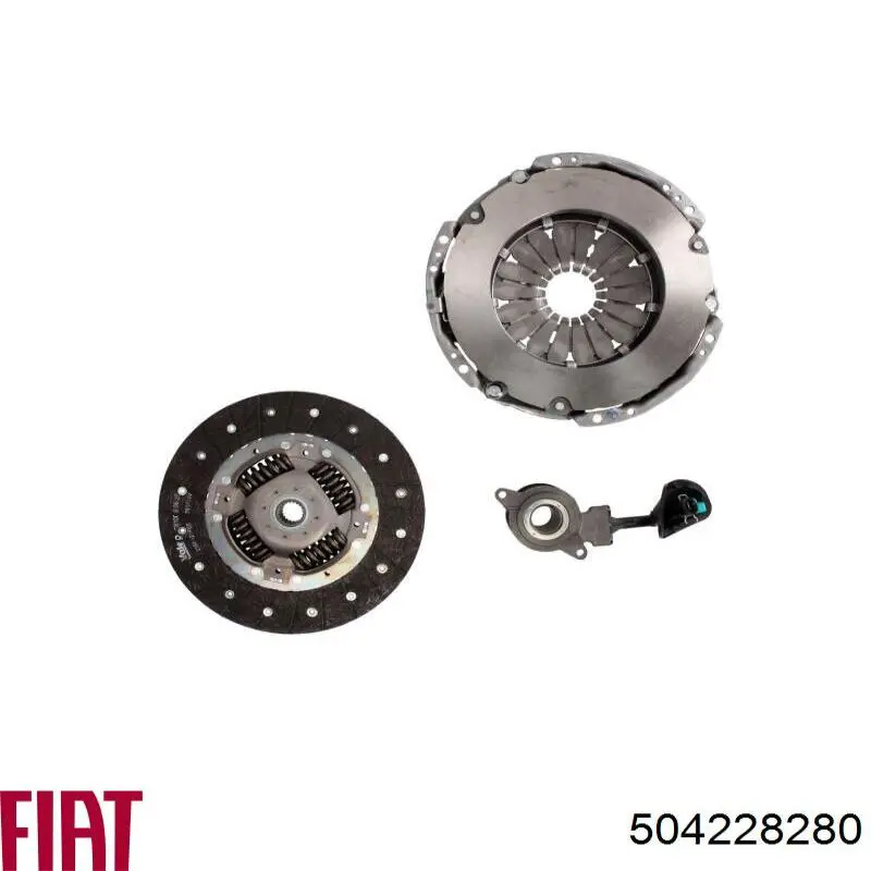 504228280 Fiat/Alfa/Lancia Zestaw sprzęgła (3 części)