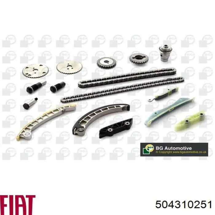 Łańcuch rozrządu, zestaw Iveco 5801375558