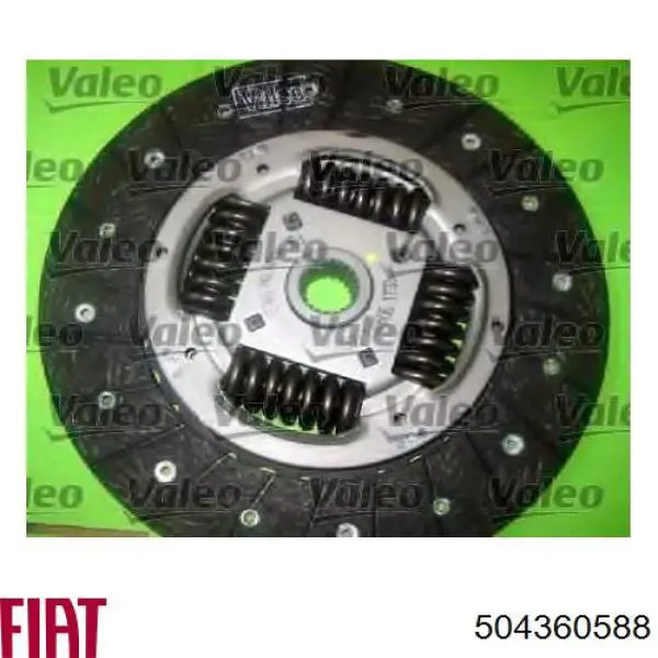 504360588 Fiat/Alfa/Lancia Zestaw sprzęgła (3 części)