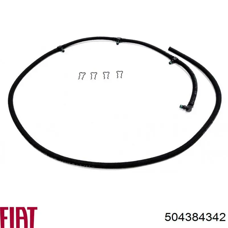 504384342 Fiat/Alfa/Lancia Rurka paliwa, zwrotna od wtryskiwaczy