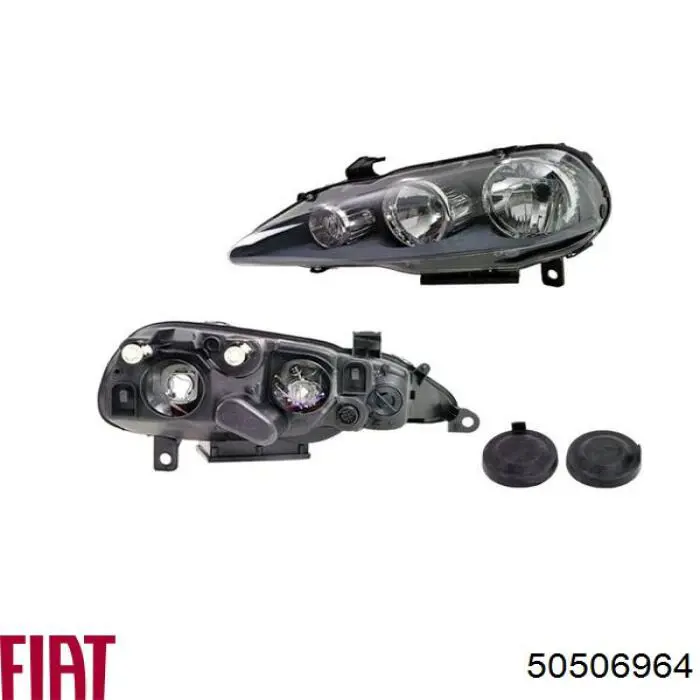 Do koszyka 50506964 Fiat/Alfa/Lancia Reflektor lewy