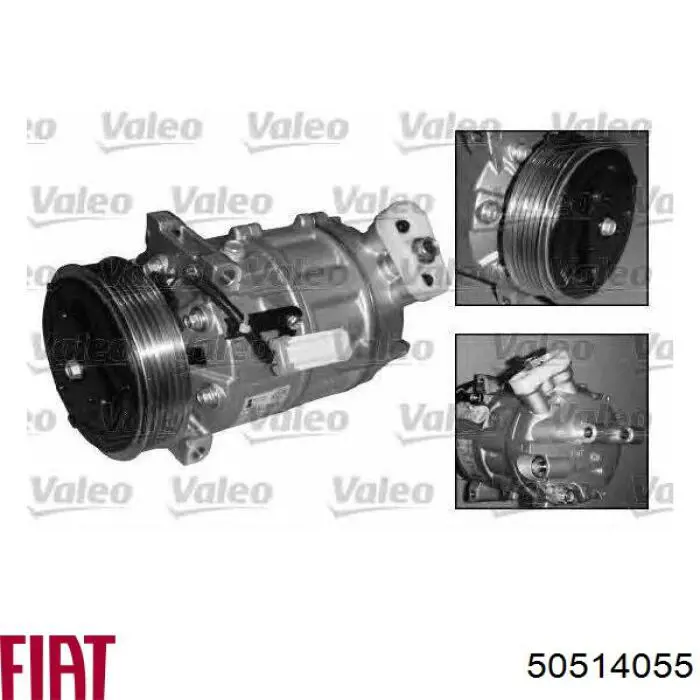 Do koszyka 50514055 Fiat/Alfa/Lancia Sprężarka klimatyzacji