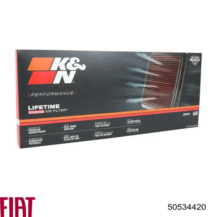 Do koszyka 50534420 Fiat/Alfa/Lancia Filtr powietrza