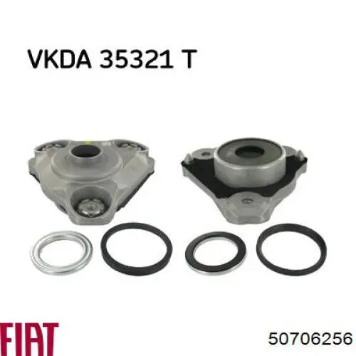 Do koszyka 50706256 Fiat/Alfa/Lancia Gniazdo sprężyny przedniej górne