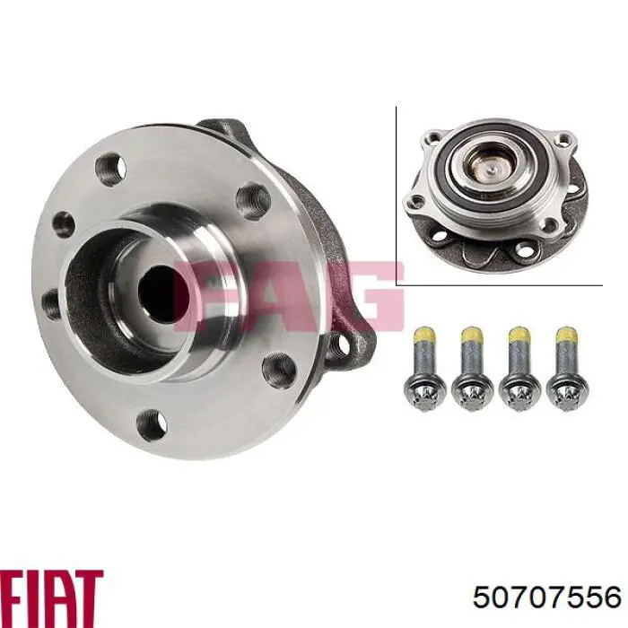 Do koszyka 50707556 Fiat/Alfa/Lancia Piasta tylna