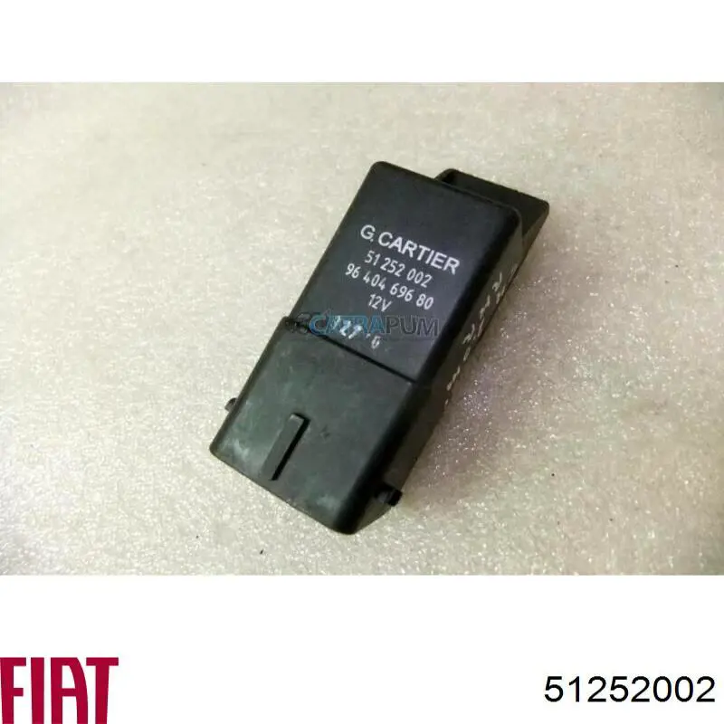 Przekaźnik świec żarowych 51252002 Fiat/Alfa/Lancia