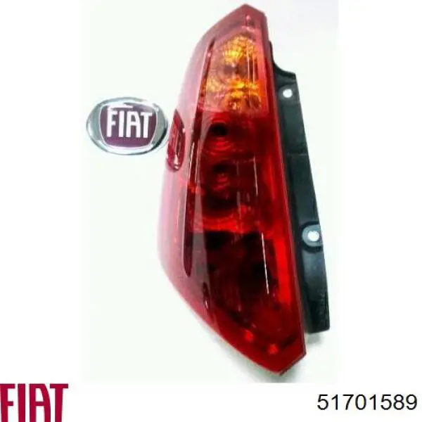 Lampa zespolona tylna lewa Fiat/Alfa/Lancia 51701589 cena, od 59,59 USD