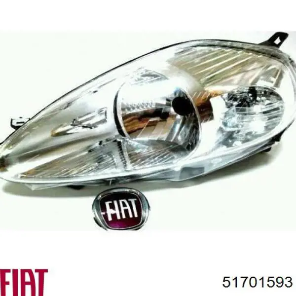 51701593 Fiat/Alfa/Lancia Reflektor lewy