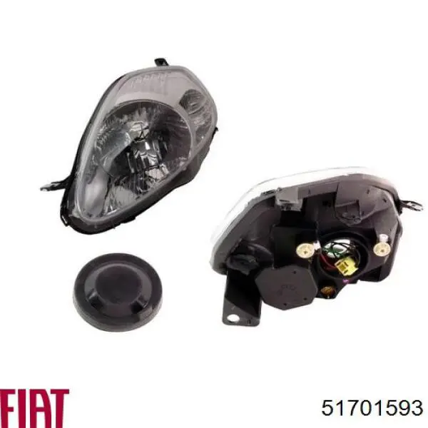 Reflektor lewy Fiat/Alfa/Lancia 51701593 cena, od 103,86 USD