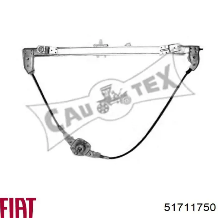51711750 Fiat/Alfa/Lancia Mechanizm podnoszenia szyby drzwi przednich prawych