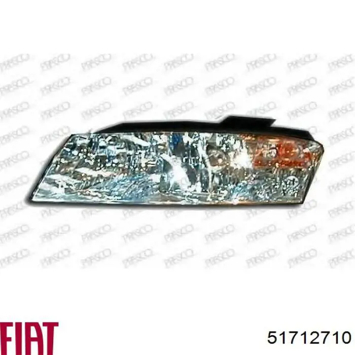 Do koszyka 51712710 Fiat/Alfa/Lancia Reflektor prawy