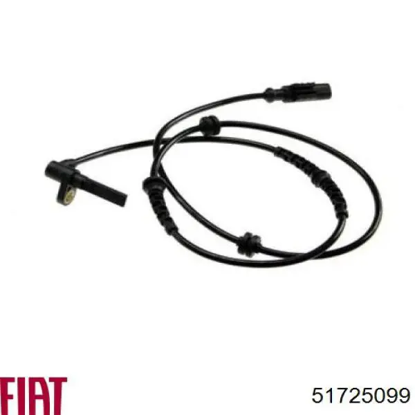 Do koszyka 51725099 Fiat/Alfa/Lancia Czujnik ABS przedni