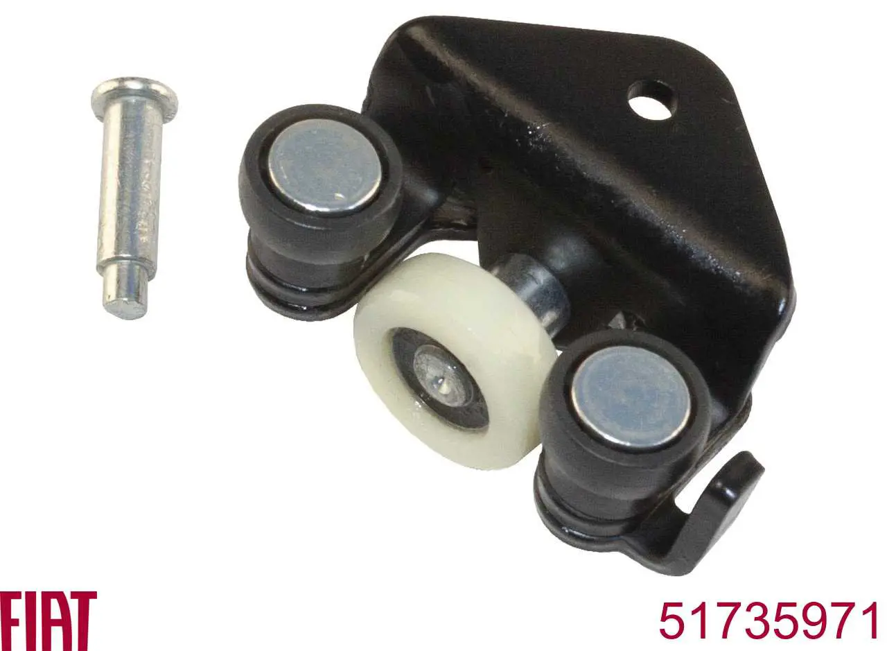 Do koszyka 51735971 Fiat/Alfa/Lancia Rolka drzwi bocznych (przesuwnych) prawa dolna