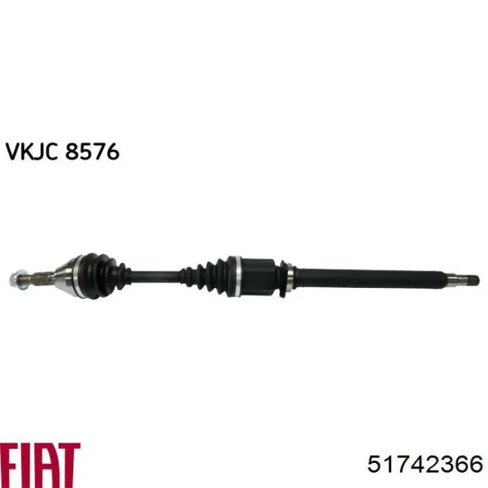 51742366 Fiat/Alfa/Lancia Półoś napędowa przednia prawa