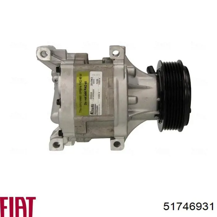 Sprężarka klimatyzacji Fiat/Alfa/Lancia 51746931 cena, od 133,33 USD