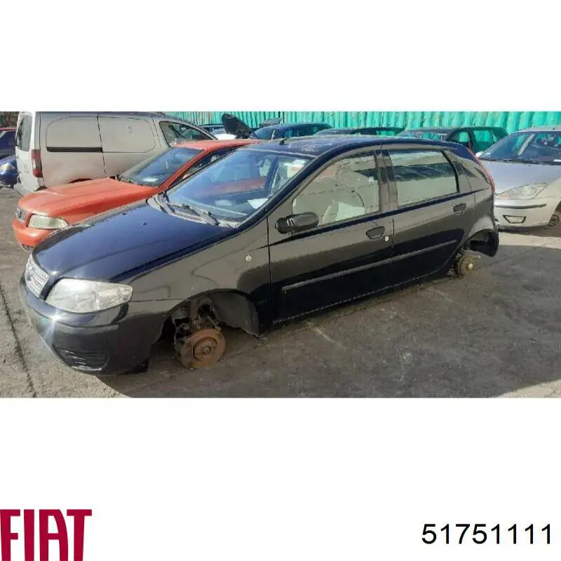 Do koszyka Drzwi tylne lewe Fiat Punto II 188