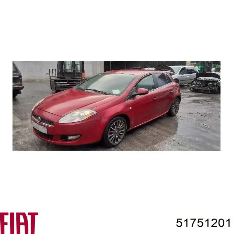 Drzwi tylne lewe Fiat Bravo II hatchback (198) (2007 - 2014) cena, od  