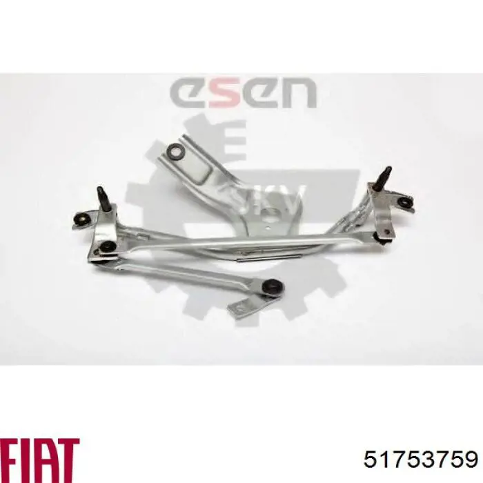Mechanizm wycieraczek Fiat/Alfa/Lancia 51753759 cena, od 66,40 USD