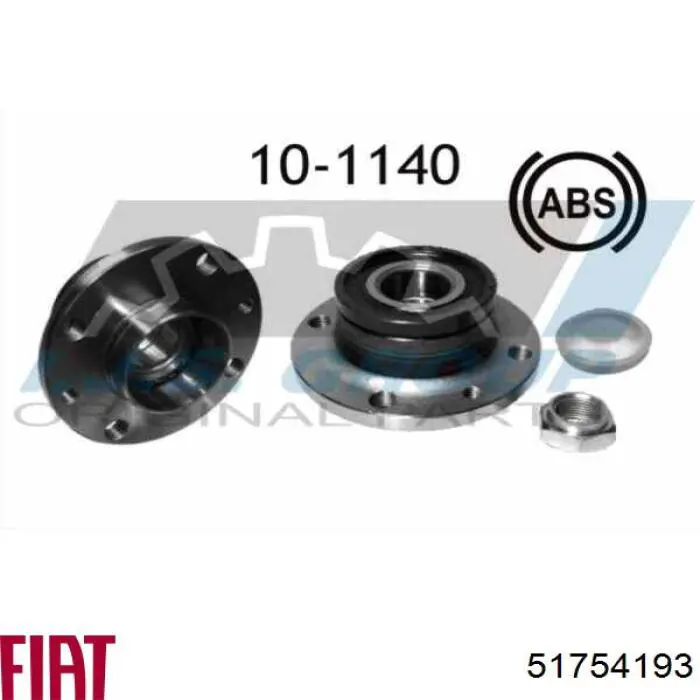 Piasta tylna 51754193 Fiat/Alfa/Lancia