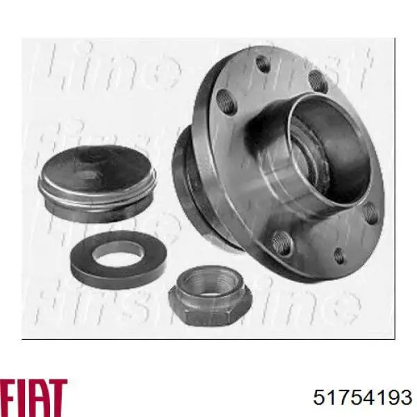 Do koszyka 51754193 Fiat/Alfa/Lancia Piasta tylna