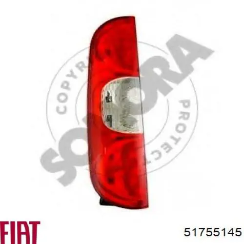 Lampa zespolona tylna lewa Fiat/Alfa/Lancia 51755145 cena, od 66,40 USD