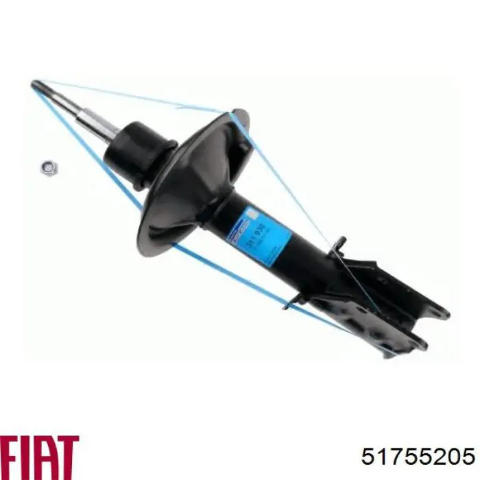 Do koszyka 51755205 Fiat/Alfa/Lancia Amortyzator przedni