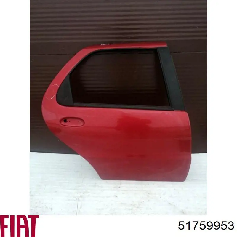 Drzwi tylne prawe do Fiat Albea  172