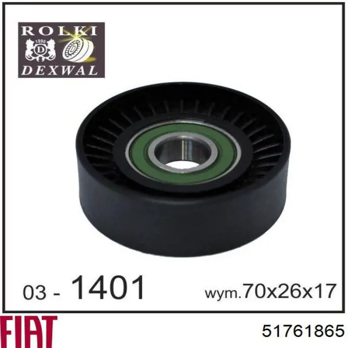 Do koszyka 51761865 Fiat/Alfa/Lancia Napinacz paska napędowego