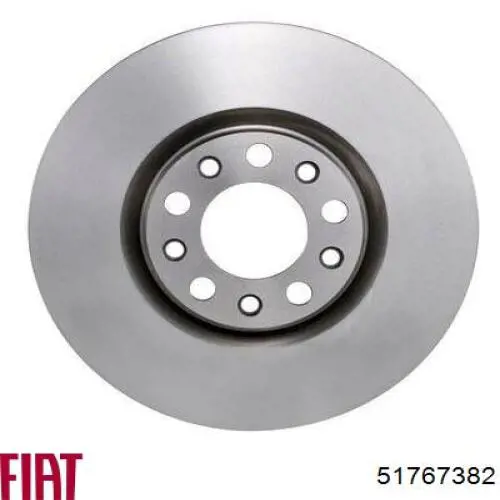 Tarcza hamulcowa przednia Fiat/Alfa/Lancia 51767382 cena, od 59,01 USD