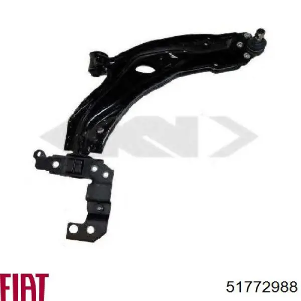 Do koszyka 51772988 Fiat/Alfa/Lancia Wahacz zawieszenia przedniego dolny prawy