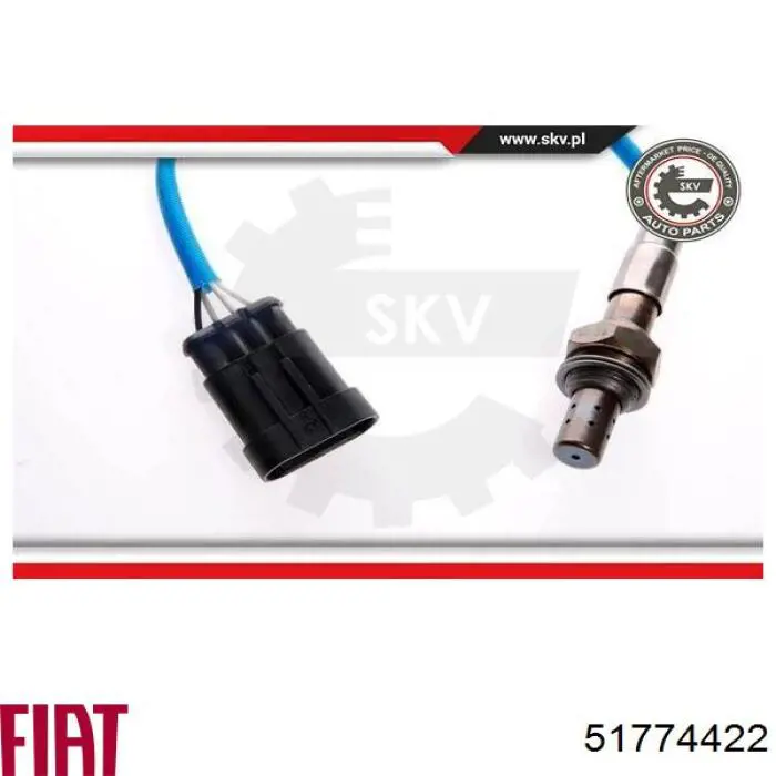 Sonda lambda, czujnik tlenu Fiat/Alfa/Lancia 51774422 cena, od 74,00 USD