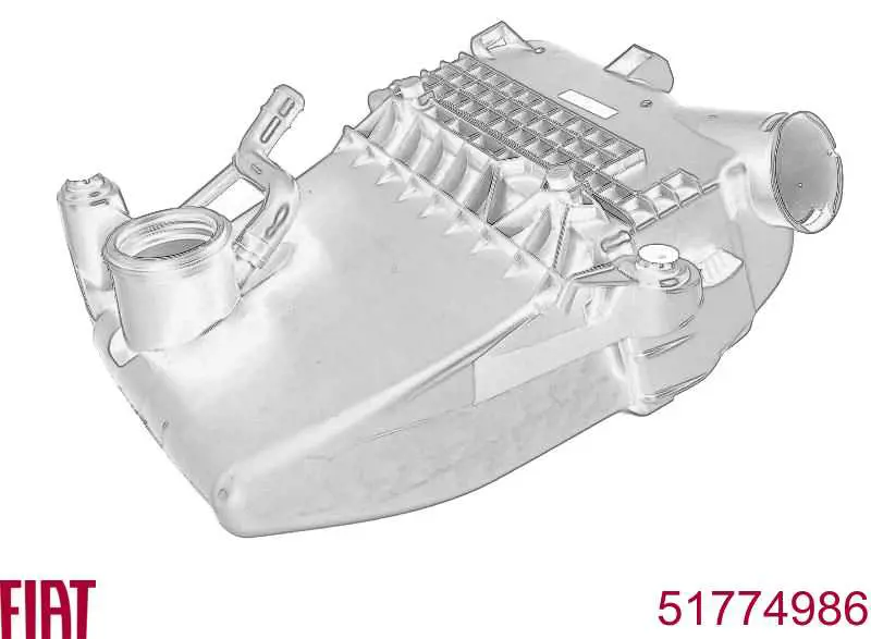 Obudowa filtra powietrza do Fiat Panda II 169A