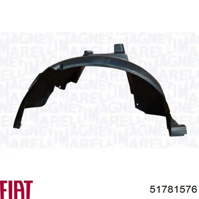 Nadkole błotnika przedniego prawe Fiat/Alfa/Lancia 51781576 cena, od 21,59 USD