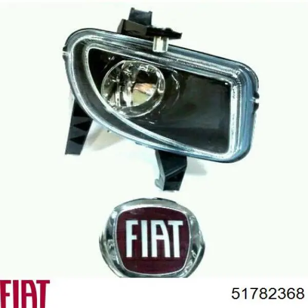 Lampa przeciwmgielna prawa Fiat/Alfa/Lancia 51782368 cena, od 50,02 USD